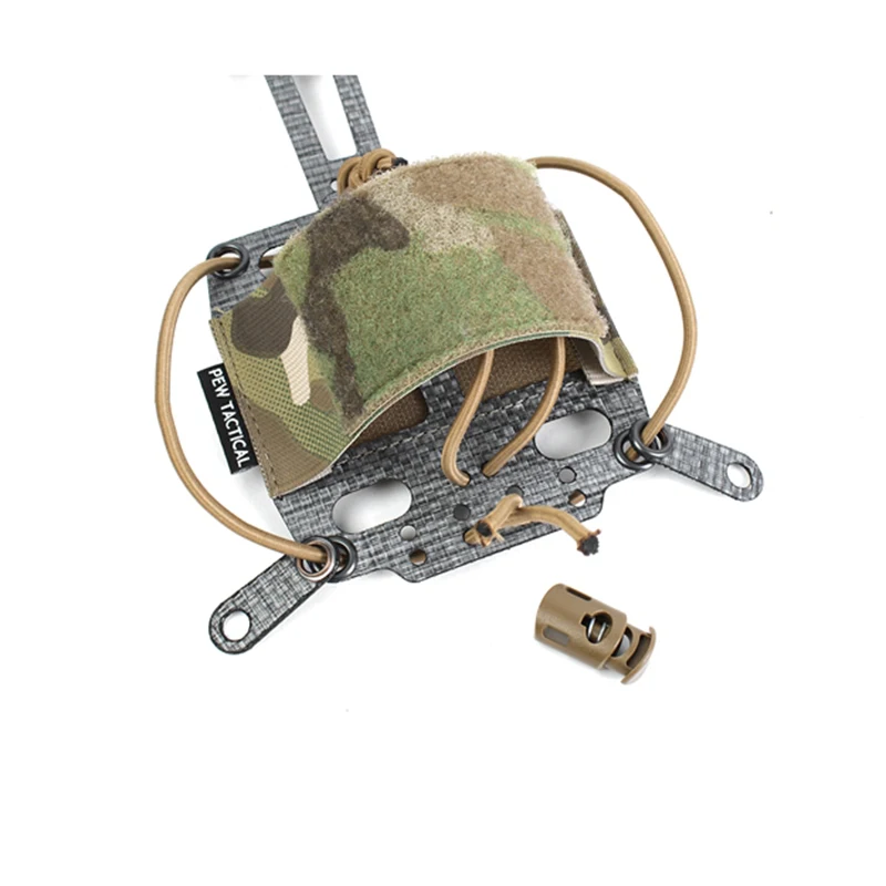 PEW TACTICAL-Poudres de batterie pour casque, système de rétention de batterie, étui Airsoft pour la chasse, saut, accessoires de casque, style FERRO, PVS31