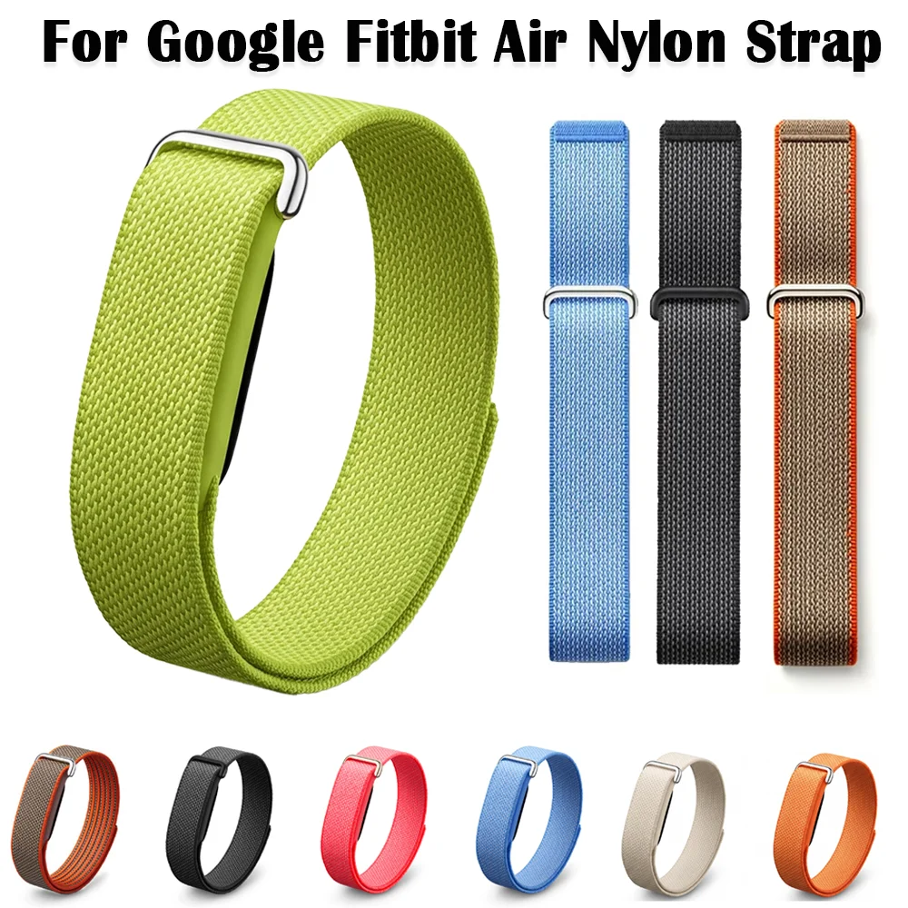 Original Nylon-Schlaufenarmband für Google Fitbit Air Smartwatch Zubehör Sport Atmungsaktives Pulseira-Armband Correa Fitbit Air Band