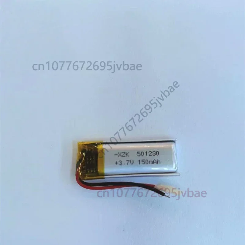 Lithium Polymer Battery 501230 3.7V 150mAh for Bluetooth Earbuds Smart Wearables LED Lights Remote Controls
