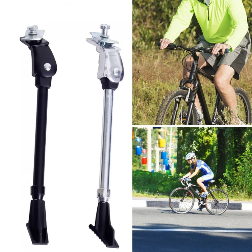 28CM Bike Kick Stand Aluminum Alloy Adjustable Bike Support Foot Brace Kickstand Kick Stand for MTB Road Bicycle Cycling Parts