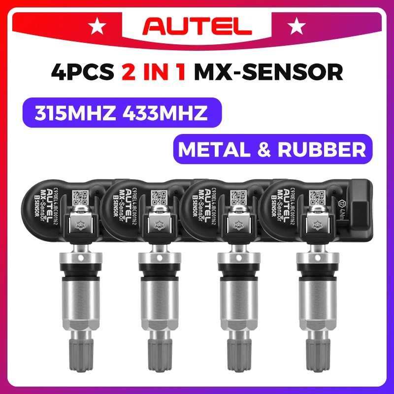 Universal Autel Tire Programming TPMS 315MHZ 433MHZ MX-Sensor Support Tire Programming Autel TPMS Diagnostic Tool