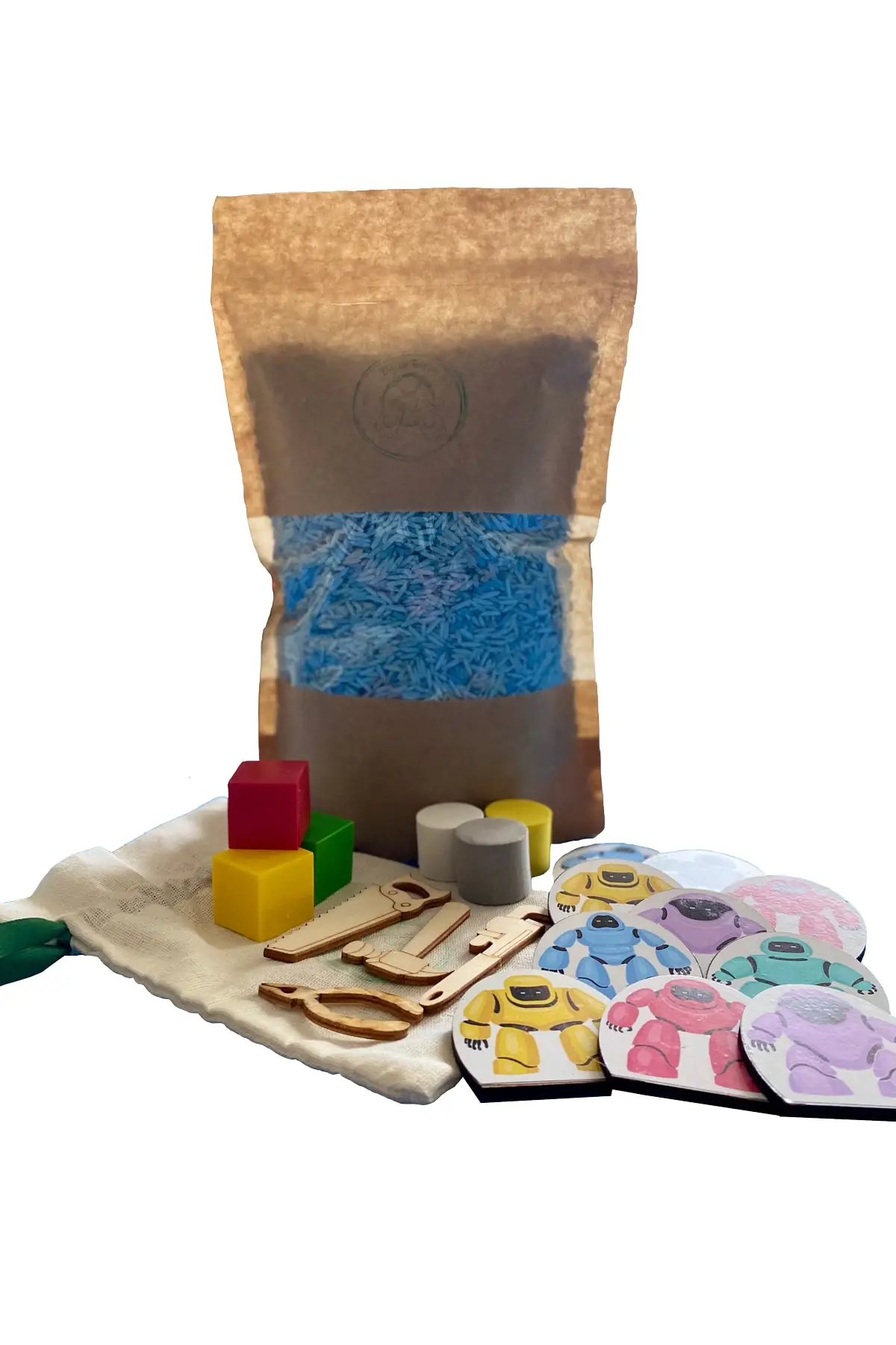 Roboter Themen Sensorischen Spiele Material