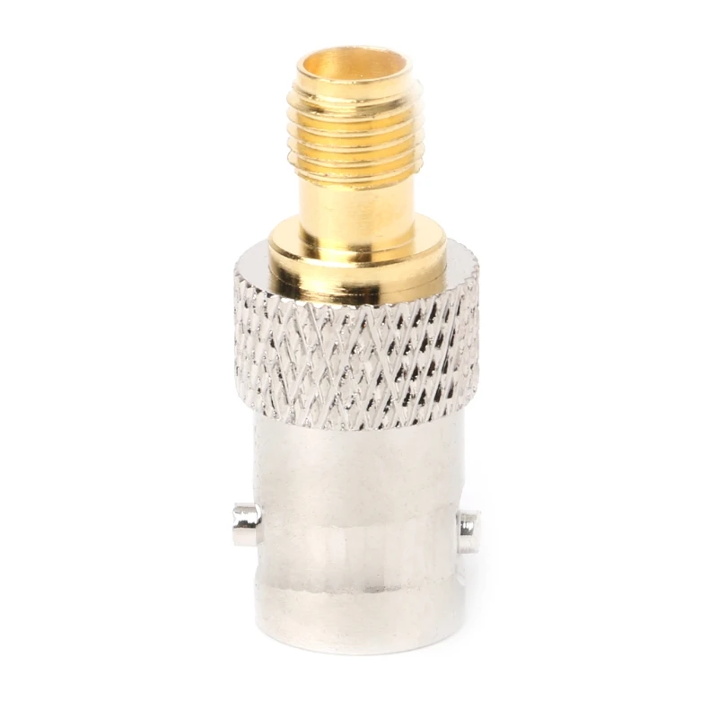 090F BNC Женская заглушка в SMA Женское антенное антенна адаптер медный конвертер разъем соединителя