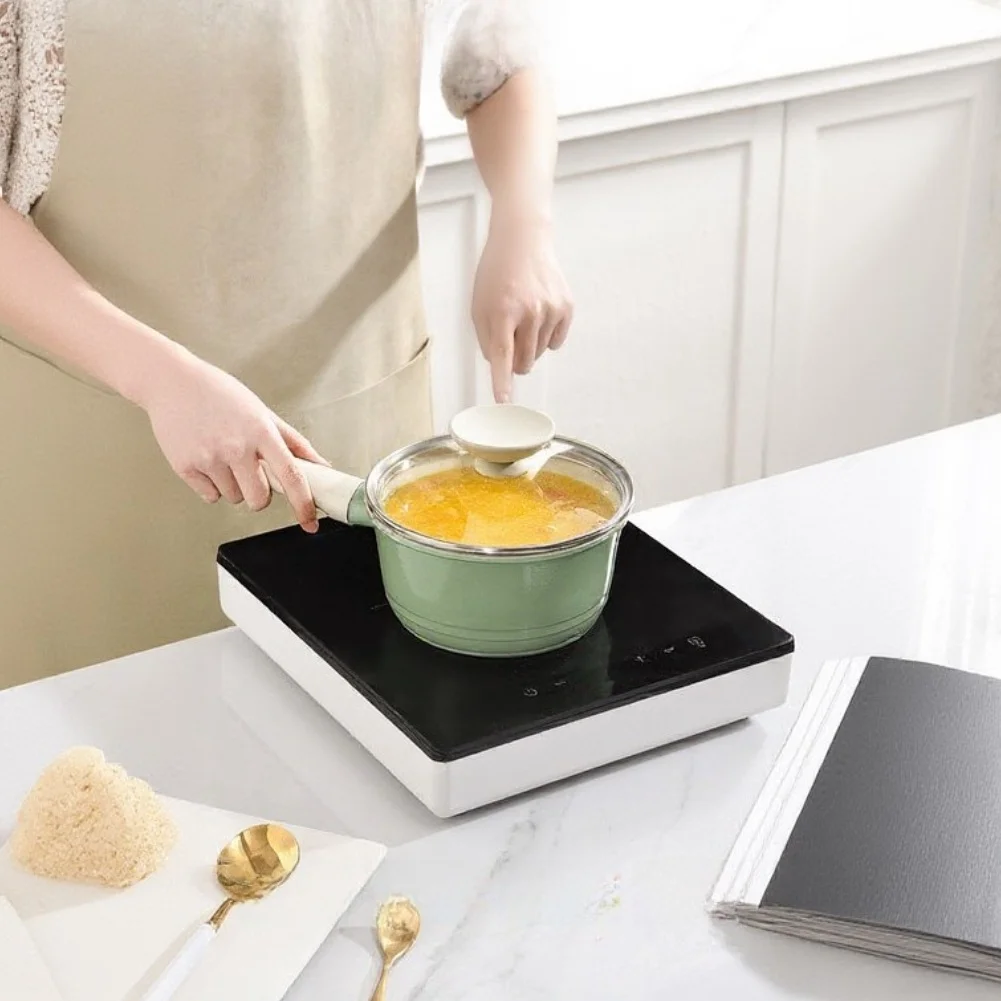 Reliable Alloy Saucepan with Lid for Routine Cooking Tasks Such as For Milk Heating Porridge Simmering and Noodle Boiling
