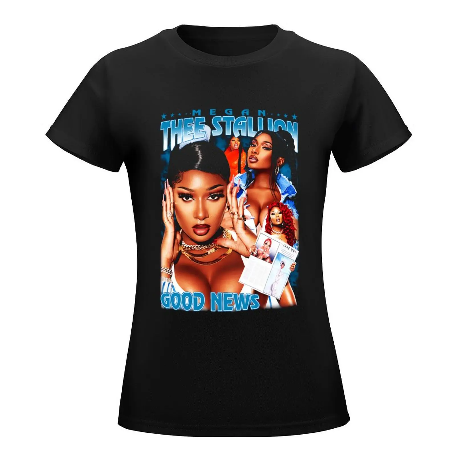 megan thee stallion T-Shirt summer clothes animal print shirt for girls anime summer top white t shirts for Women