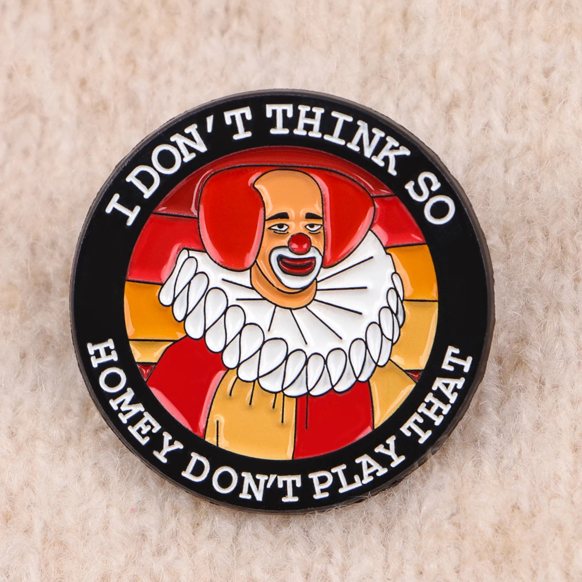 الكرتون مهرج المينا دبوس مضحك بروش الصنوبر التلبيب شارة بدبابيس على ظهره الملابس والاكسسوارات روح الدعابة مجوهرات أصدقاء الهدايا