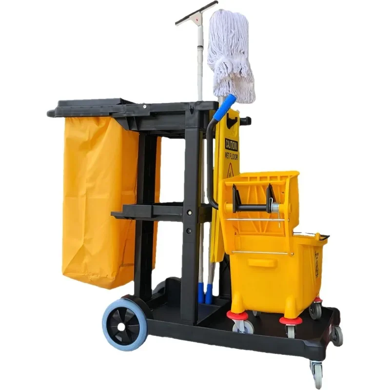 

79191 Janitorial Cart, Commercial, Black