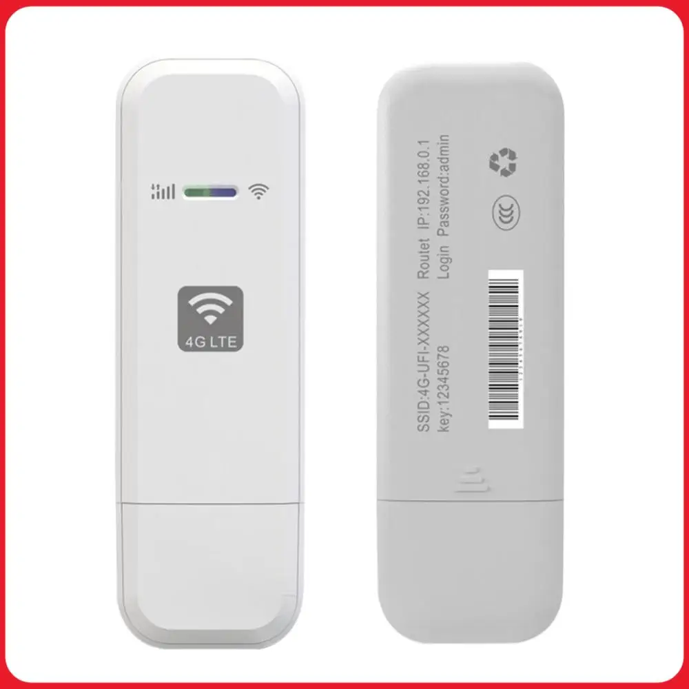 

4G LTE USB WiFi Router 150Mbps Wireless Network Adapter with SIM Card Slot Plug and Play European Version for Outdoor Travel