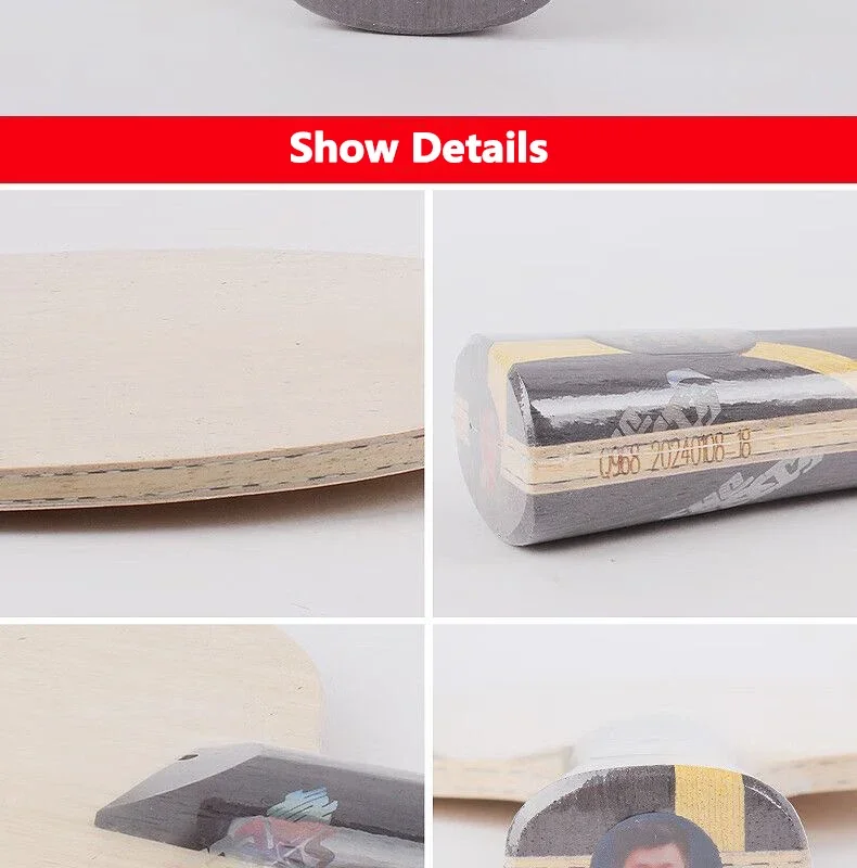 DHS Hurricane Wang Chuqin Q968 Structure Table Tennis Blade 5 Wood 2 AC OFF++ Ping Pong Racket with Original Box