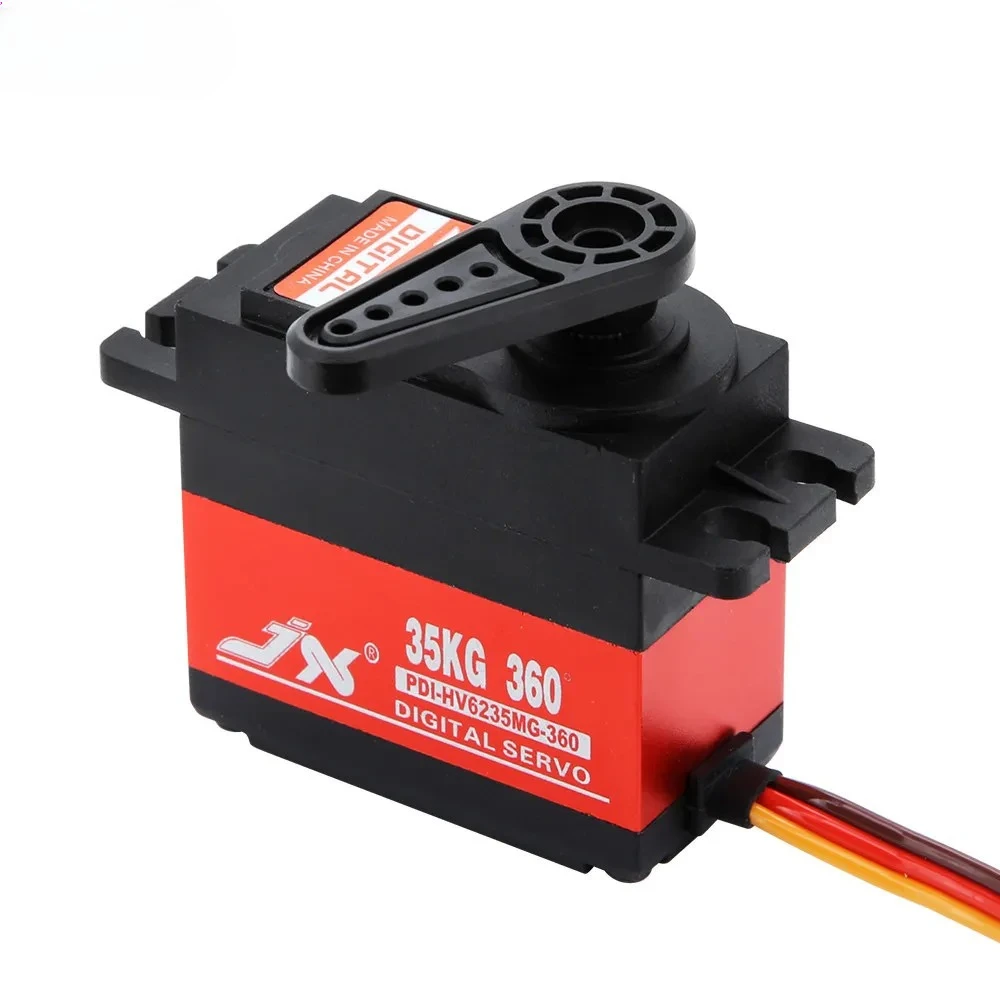 JX 6235MG 35KG Hochdrehmoment-Digitalservo 180 ° /360 ° Metallgetriebe-Standard-Servo für RC-Auto, Flugzeug, Drohne, Hubschraubermodell – Detail 1