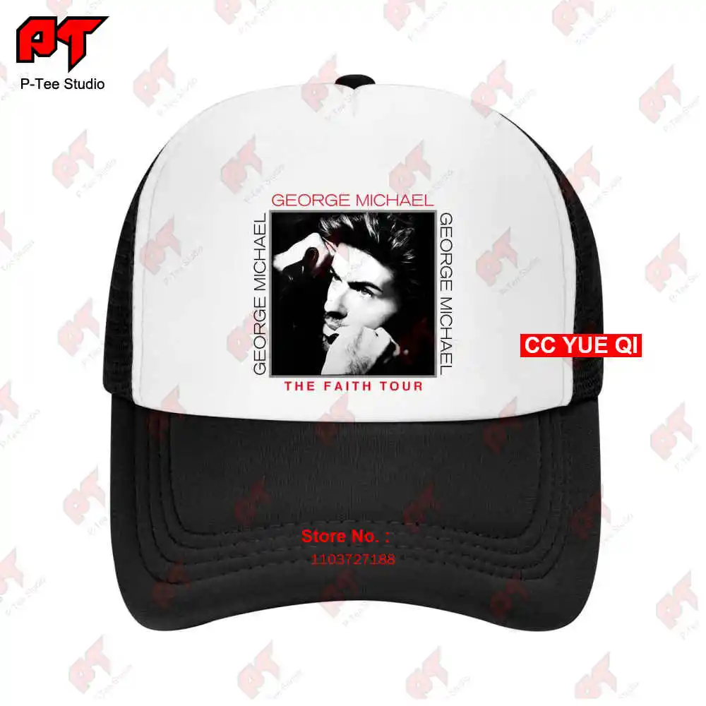 Retro George Michael 1988 The Faith Tour Baseball Caps Truck Cap 4KLD