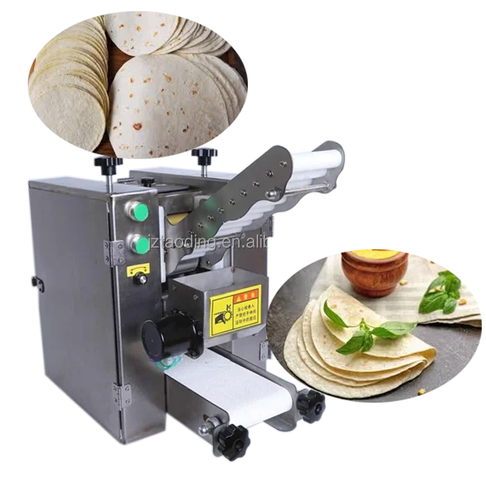 Food industry automatic thin pancake machine maquina de tortillas de harina electric roti maker machine chapati making machine