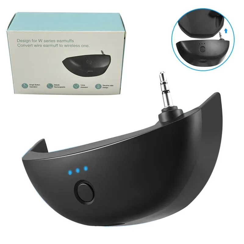 

W1 Wire-controlled Headphone Bluetooth Adapter for WK Series Converter To Wireless Earmuffs Converter