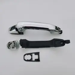 Exterior Door Handle for General Motors, Silverado Sierra 2014-2022, Colorado 2015-2023, Chrome Front Rear, left and right