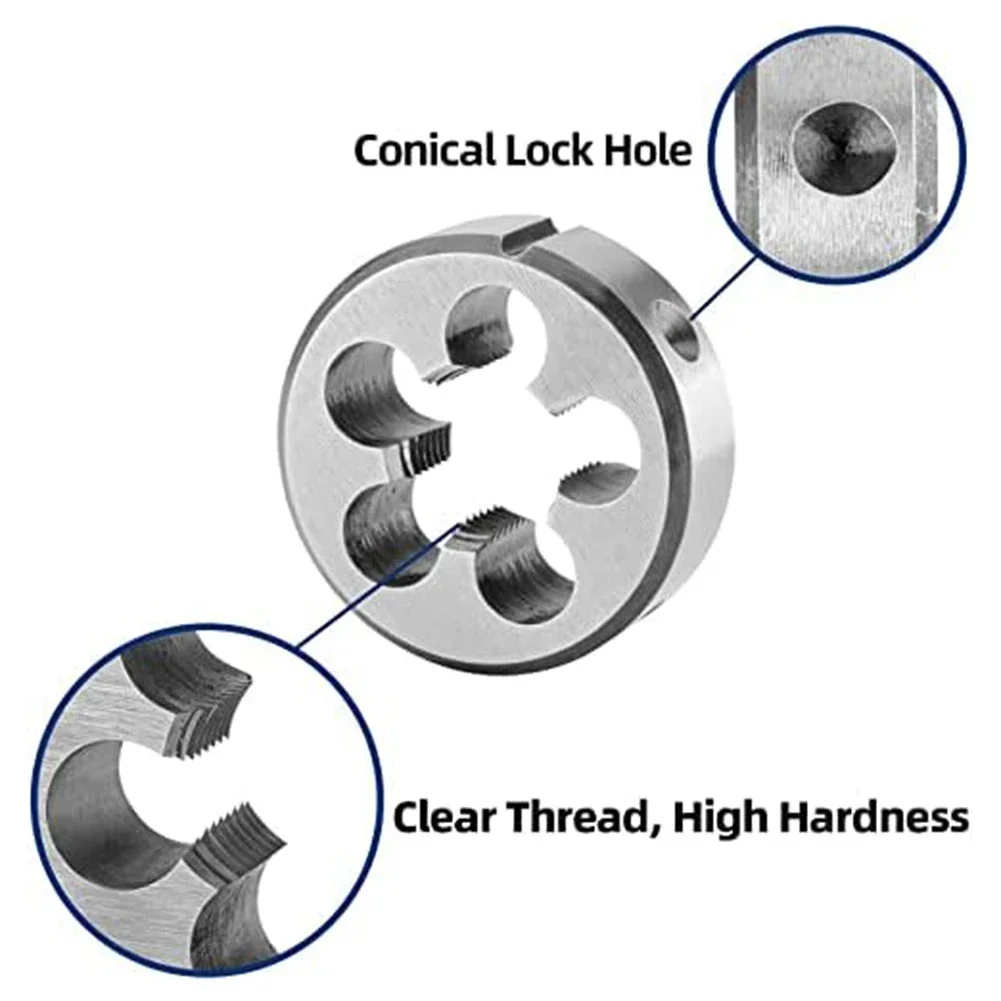 Per materiali metallici Set di maschi e matrici metrici Rubinetto e matrici M14 X 1,5 per uso industriale Rimozione rapida dei trucioli Classe ad alta precisione