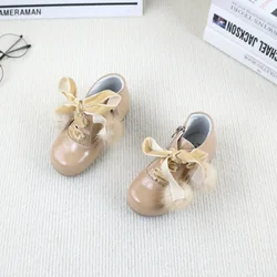 Autumn Baby Warm Boots Spanish Girl Sweet Princess Shoes Real Leather Toddler Shoes Kids Boots Girls Girls Winter Boots