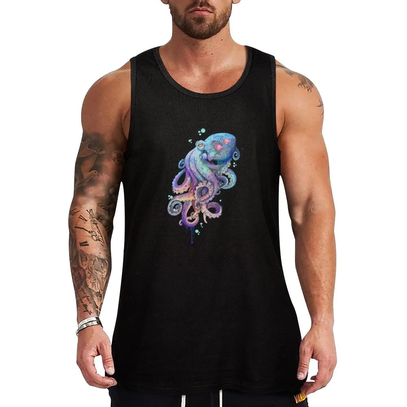 

octopus Tank Top sleeveless singlet for men