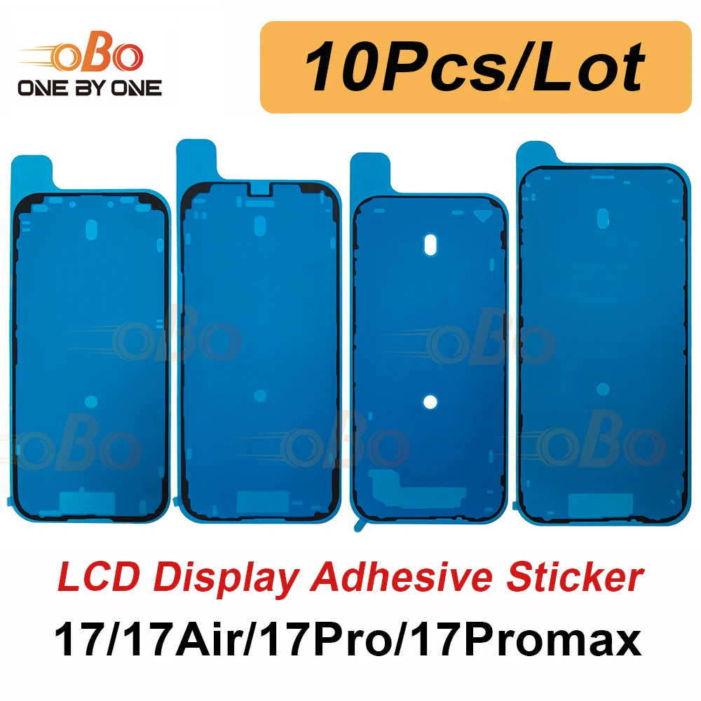 10Pcs LCD Display Adhesive Waterproof Seal Sticker for iPhone 17 Pro Max Air Front Side Seal Tape Glue Repair Sticker