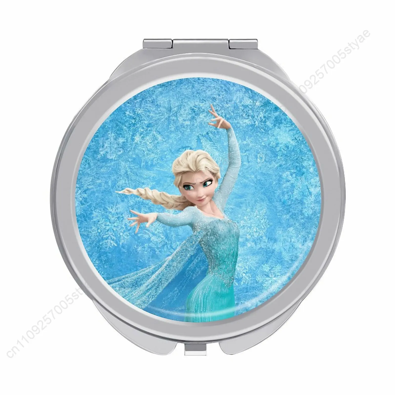 

Elsa Makeup Mirror Disney Cartoon Custom Mirror Design Your Photos Logo Text Portable Travel Holiday Parties Souvenir