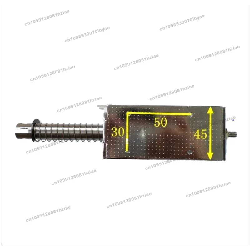 Push-pull Electromagnet Long Stroke 60mm Large Thrust Suction 15kg Miniature AC DC 24V 220V
