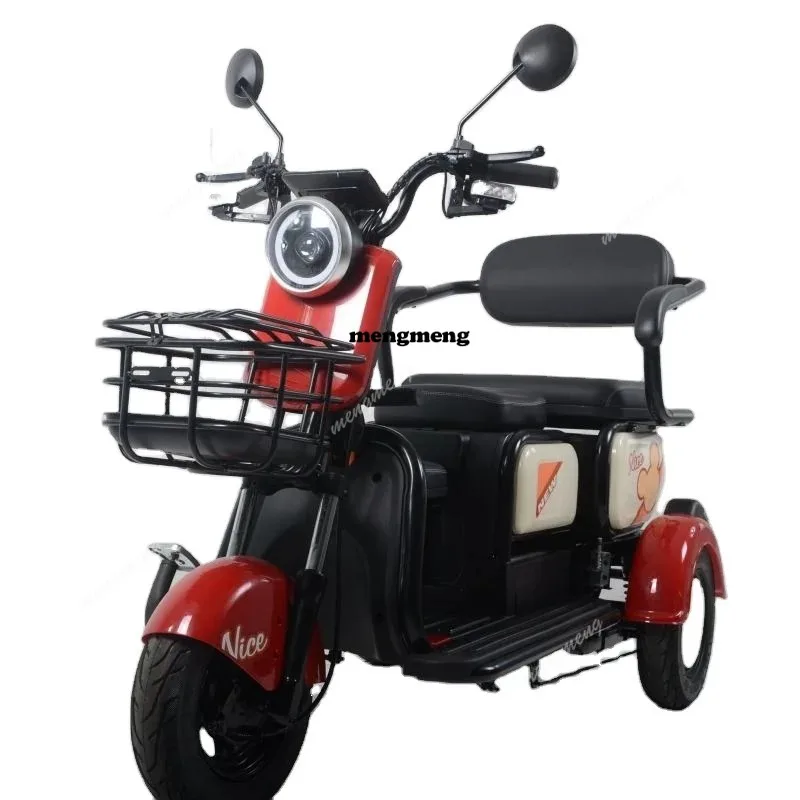 Red, Cheap, Affordable, High-quality, Convenient V9 Three-wheeled Electric Tricycle Three-wheeled Electric Tricycle