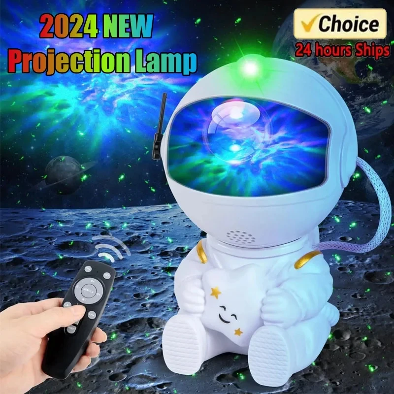 Galaxy Star Astronaut Projektor LED Nachtlicht Sternenhimmel Porjectors Lampe Dekoration Schlafzimmer Zimmer Dekorativ Für Kinder Geschenke