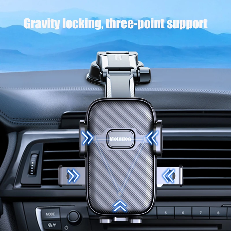 

Universal Car Mount Phone Holder with Suction Cup Base Dashboard Car Cell Phone Stand For iPhone Samsung Google Huawei