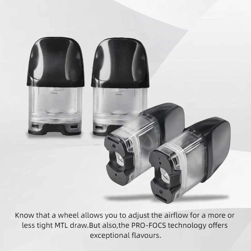 1/5/10pcs Caliburn G2 Pod Empty Cartridges 2ml Compatible for Mesh Caliburn G Coils/Caliburn G2 Coils Vape Pod Cartridge