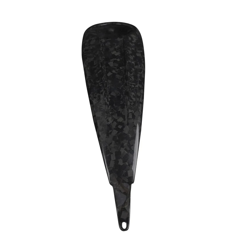 Hot selling Glossy Black Front Fuel Gauge Mailbox Trim Twill Carbon Fiber Motorcycle Fenders view 2