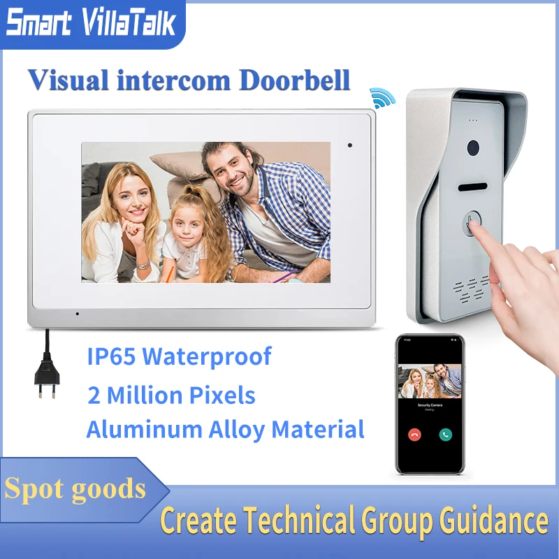 

Stock Available Tuya Battery Smart Remote WIFI 1080P Home Door Bell Security Camera Ring Audio Doorbell Wired IP Video Door