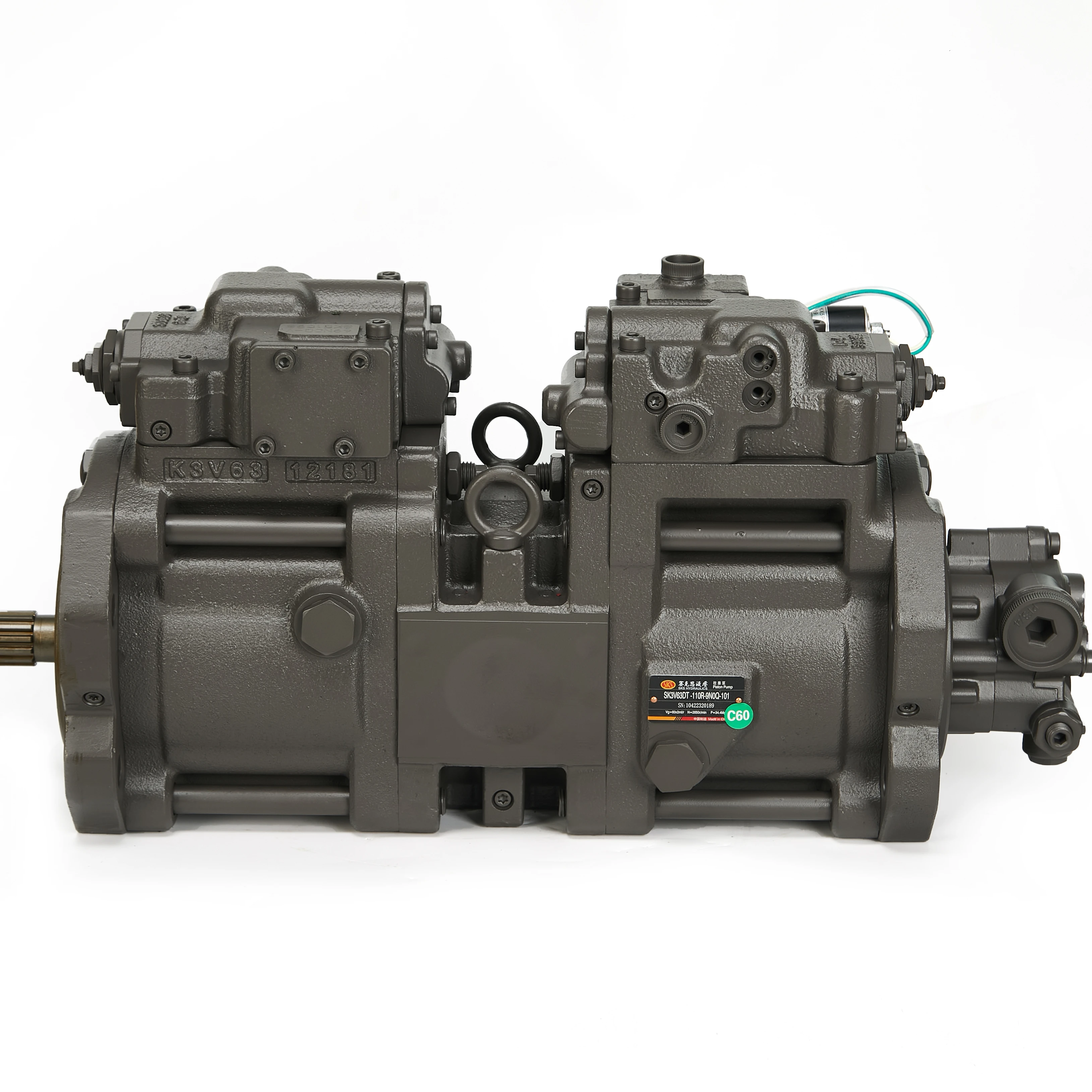 

Гидравлический поршневой насос SKS для экскаваторов, высококачественная запчасть, аксессуар для экскаватора SK3V63DT-110R-9NOQ-101, производитель гидравлических насосов