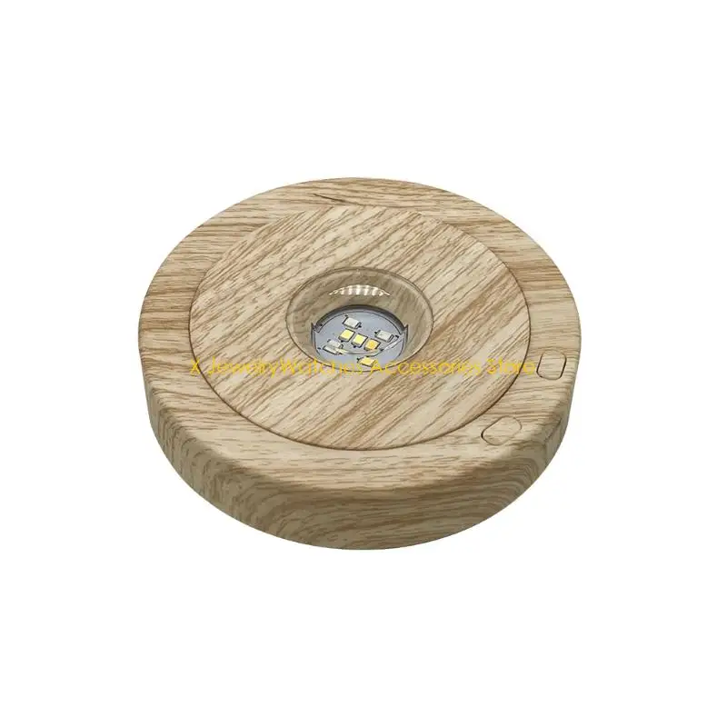 

31KD Rotation LED Base 360 Quiet Display Stand Desktop Crystal Holder Plastic Texture