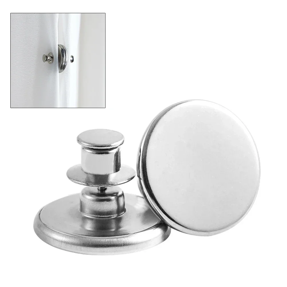 Curtain Magnets Light Blocking Clips Metal Alloy Strong Hold Tiebacks For Indoor Outdoor Window Shower Curtains 25mm