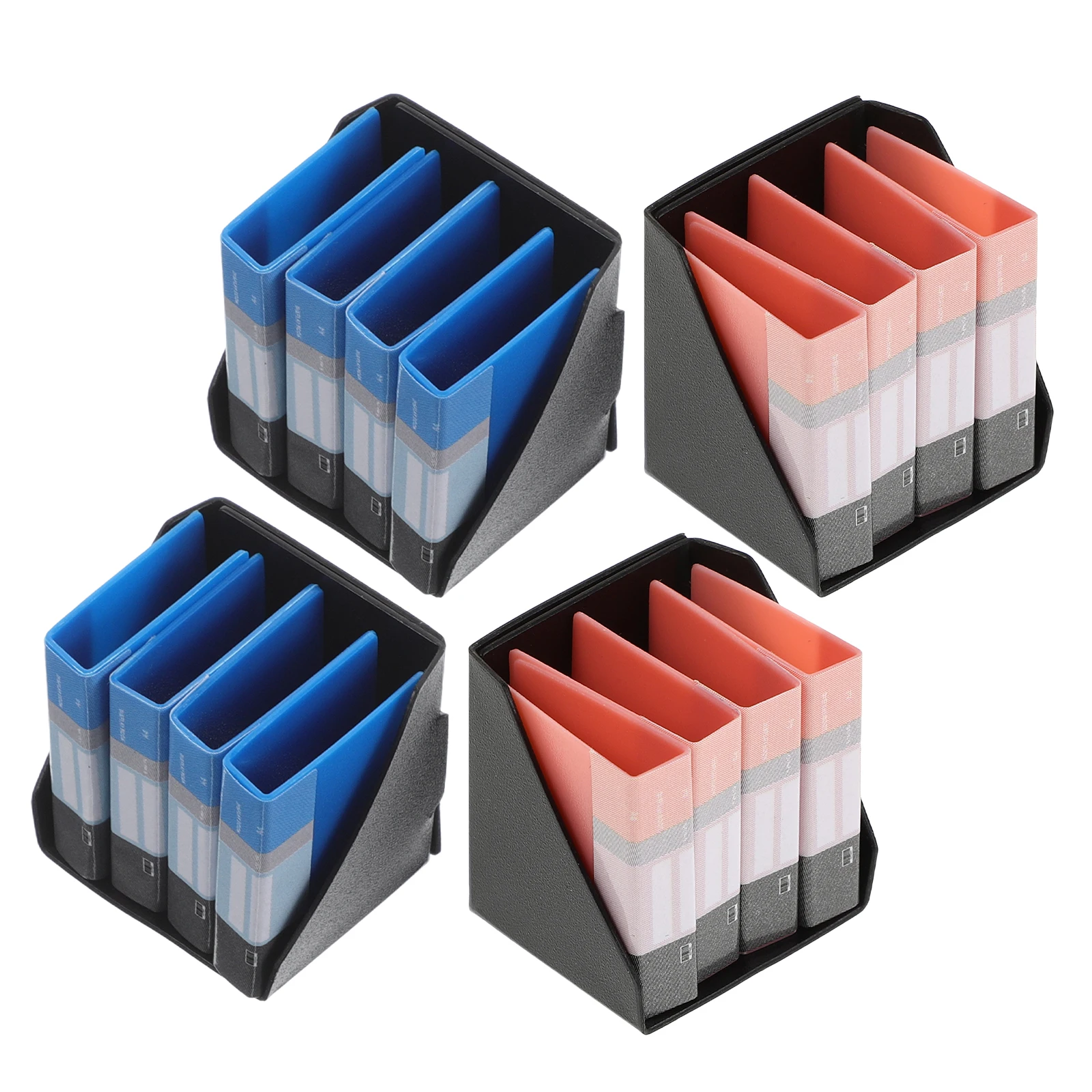 4 комплекта, 4 комплекта, миниатюрные папки для кукольного домика