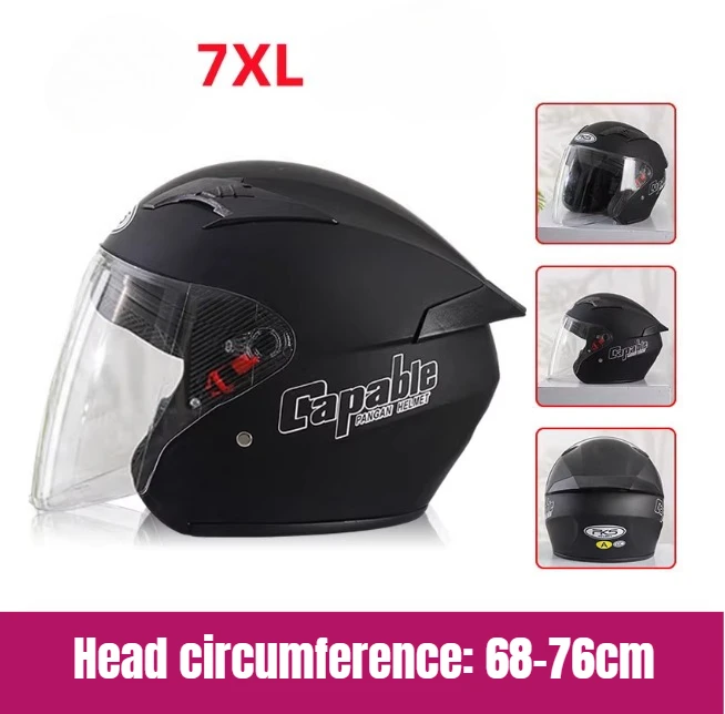 Unisex Motorcycle Helmet 5XL 6XL 7XL Big Size Available in All Seasons,Big  Head Circumference 60-76cm Riding Safety Helmet - AliExpress 201355758