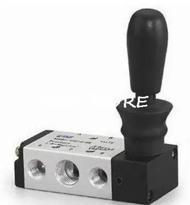 

1pcs 5 port 2 positions 1/4" BSPP Hand Lever Operated Pneumatic Valve Hand Return 4H210-08