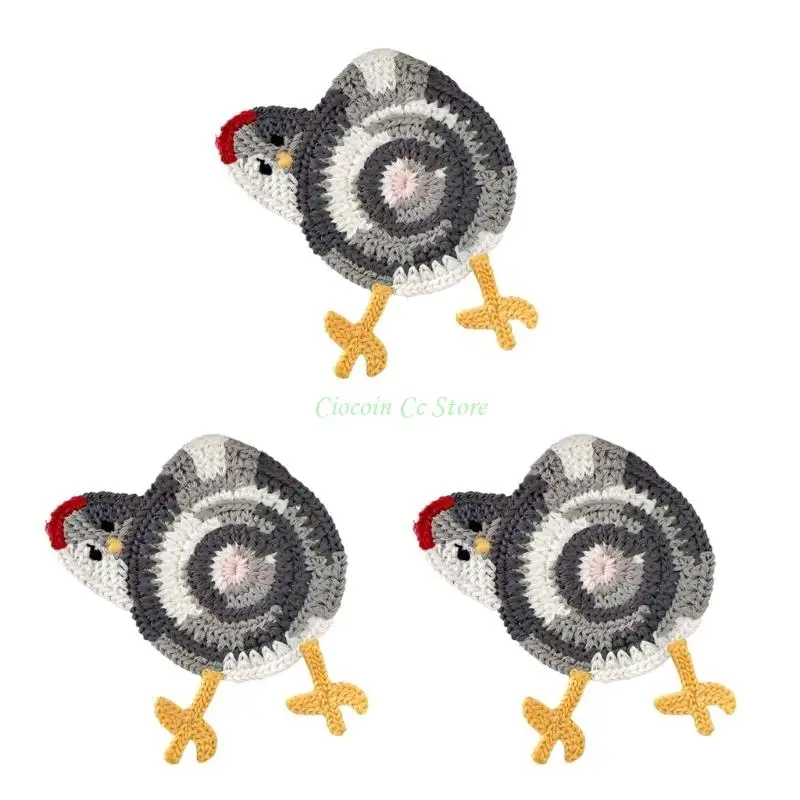 X90F 3Pcs Entertaining Creature Mats Easy To Maintain Discussion Topic
