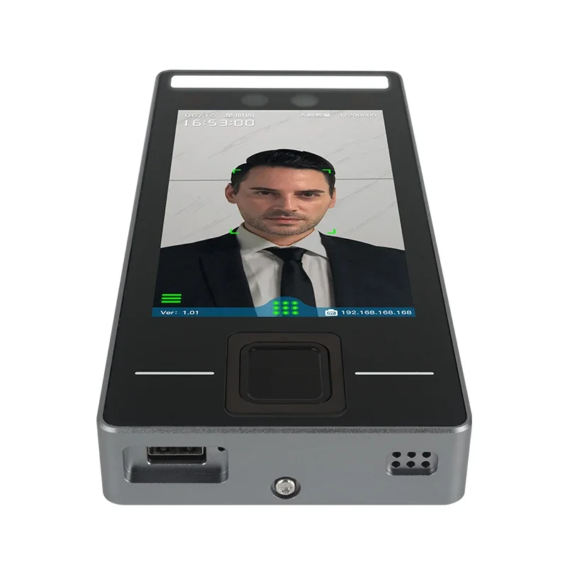 Wholesale 5.5inch Multi Biometric Palm Fingerprint Face Recognition System Access Control Time Attendance with Free SDK Software