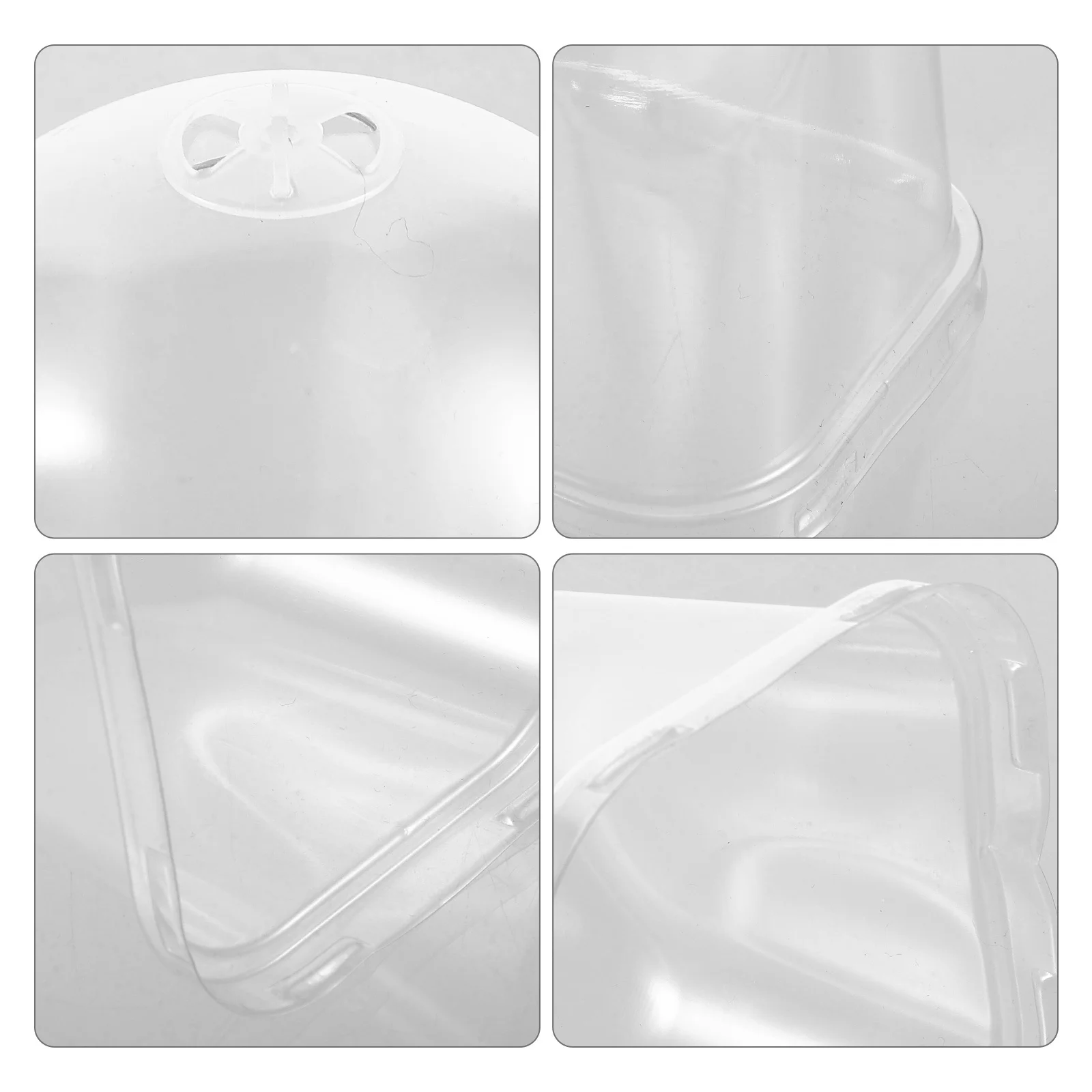 

8pcs Transparent Plant Dome Greenhouse Cover For Seedling Freeze Protection Humidity Dome Garden Plant Protector Plastic Planter