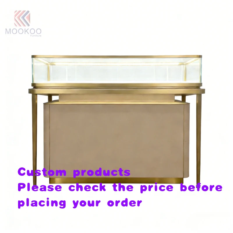 

custom.Modern Jewelry Glass Display Showcase