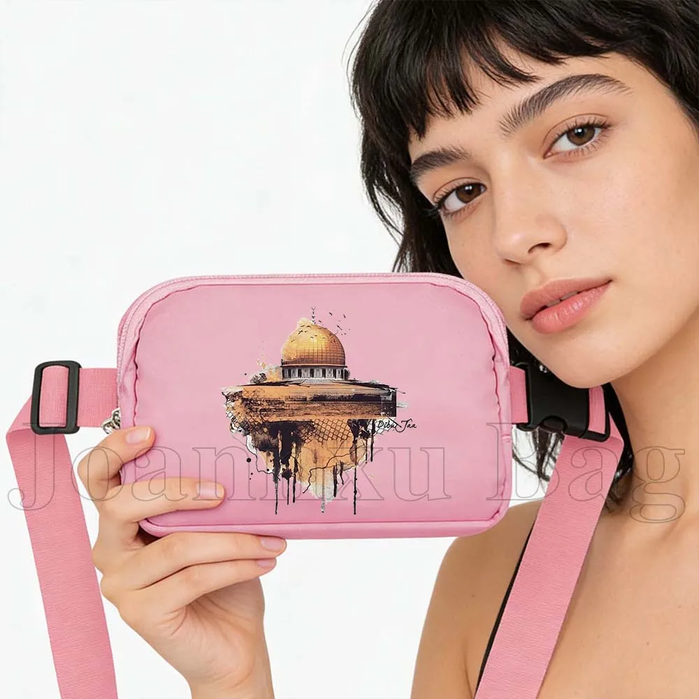 

Pink Fashion Yoga Fanny Pack Sports Waist Mobile Bags Fitness Girl Man Woman Kids Cycling Bags Ladies Sport Bike Running Case