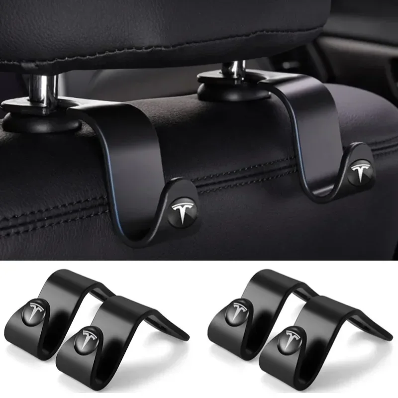 ABS Car Interior Styling Seat Back Hook Holder for Tesla Model S X Y 3 Roadster P75D P85D P90D P100D Accessories