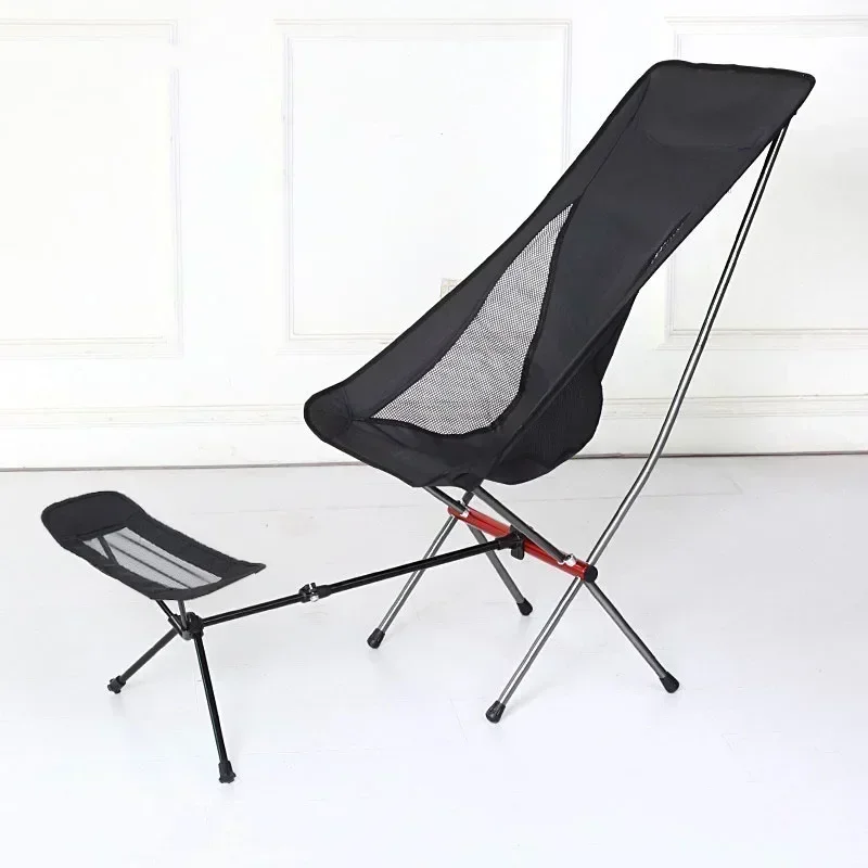 Outdoor Moon Chair Portable Folding Camping Chair Collapsible Foot Stool for Hiking Picnic Fishing Chairs Seat Tools