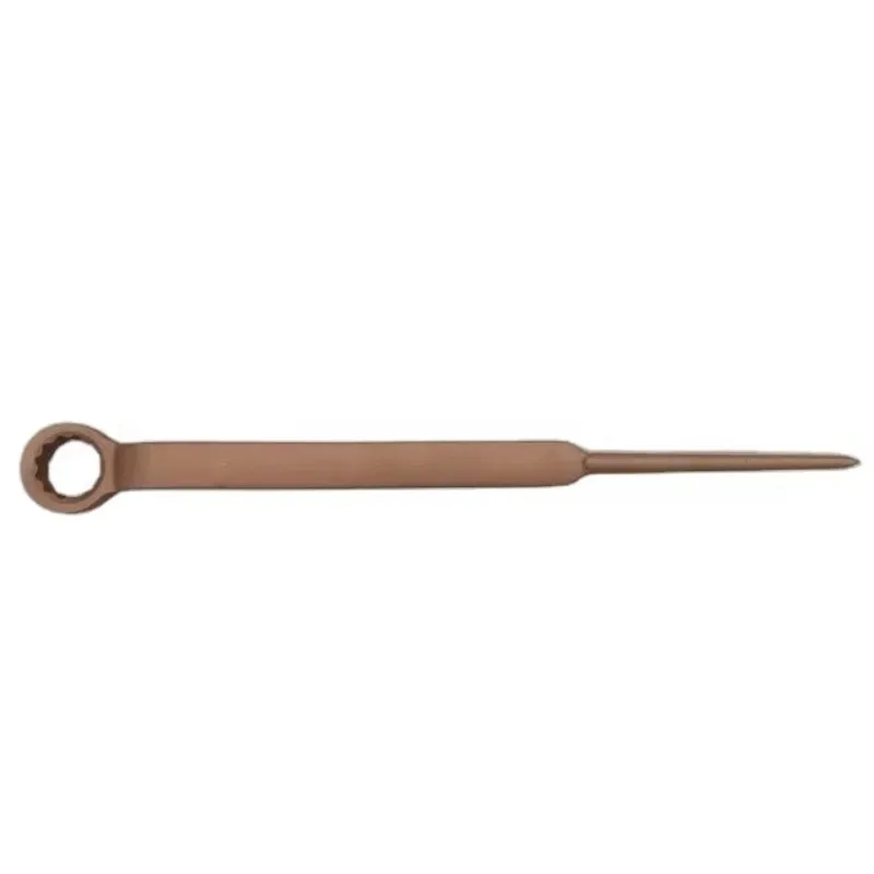 

Non Sparking Tools Aluminum Bronze Open End Construction Wrench With Pin 17mm Good Explosion-proof Performance