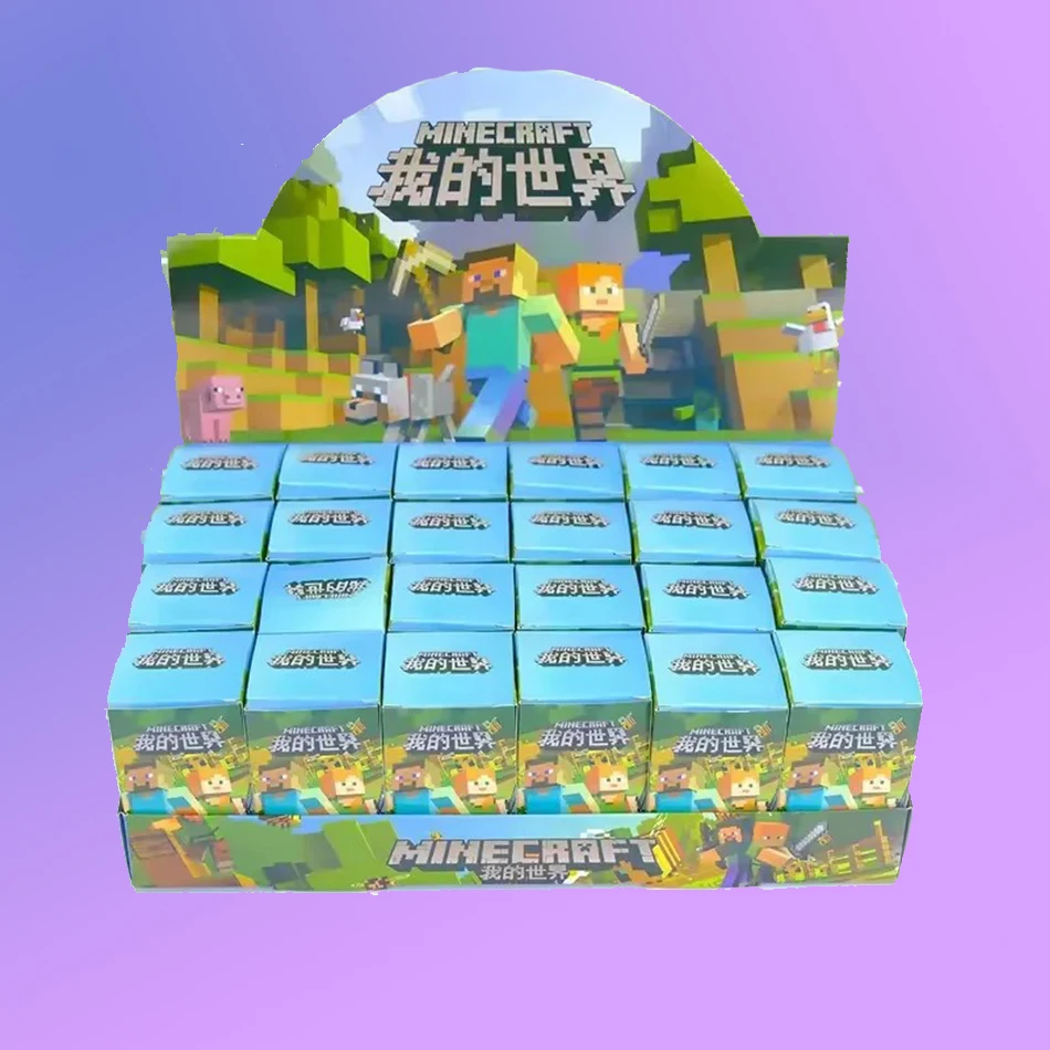 

24pcs Anime Game Figure Blind Box Action Figurine Doll Pendant Keychain Kits Collection Pvc Model Toys Wholesale Children Gift
