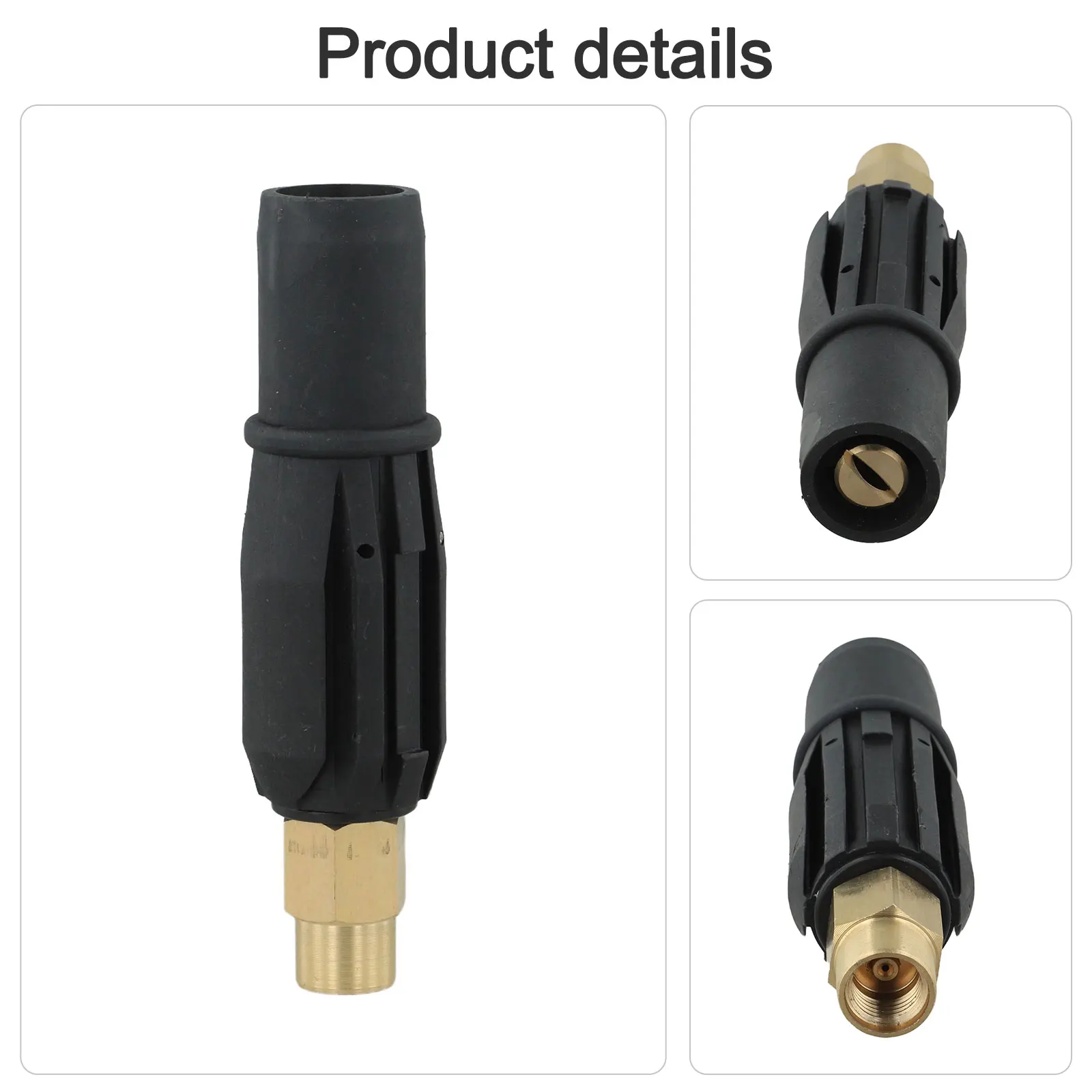 

Foam Generator Nozzle Compatible with High Pressure Cleaning Machines to Improve Foam Density and Cleaning Efficiency