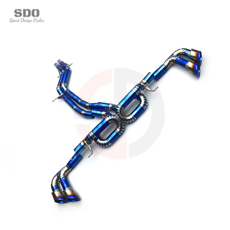 OEM Titanium Exhaust for  URUS 4.0L 2018-2023 High Performance Racing Catback Exhaust No Muffler Exhaust System