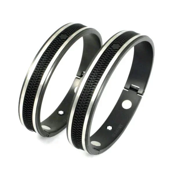 MB Titanium Steel Men's Bracelet Bangle