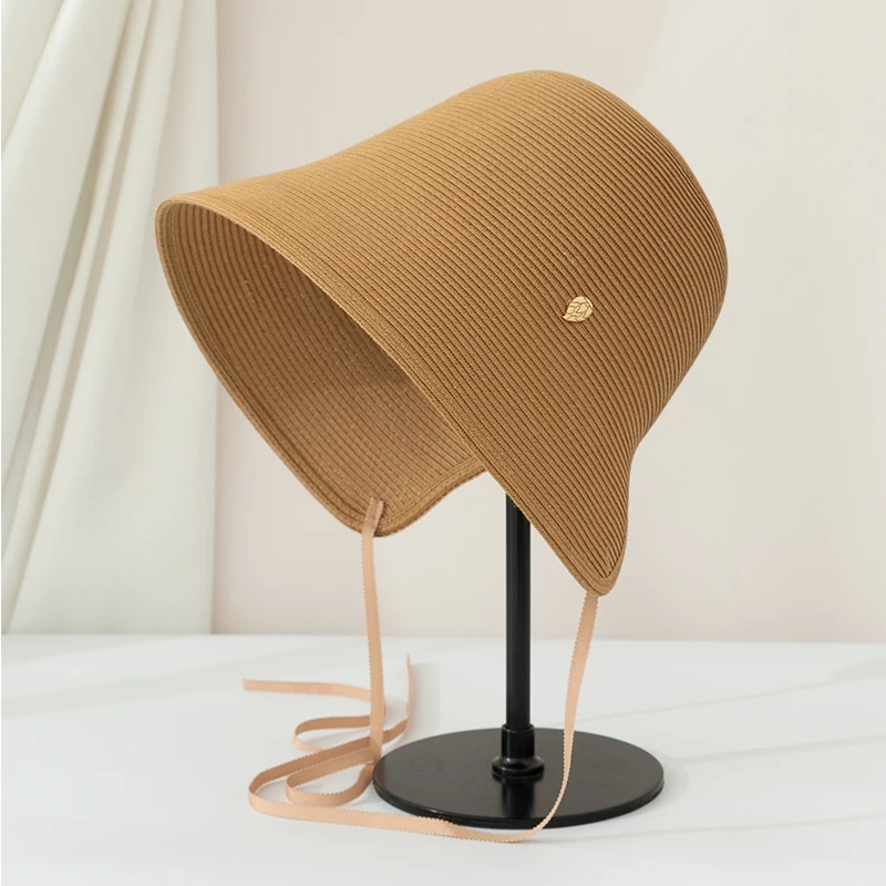 

Летняя модная шляпа от солнца с большими полями и галстуком-бабочкой в стиле ретро, шляпа Fierman, дышащая льняная шляпа, женская дорожная кепка на открытом воздухе