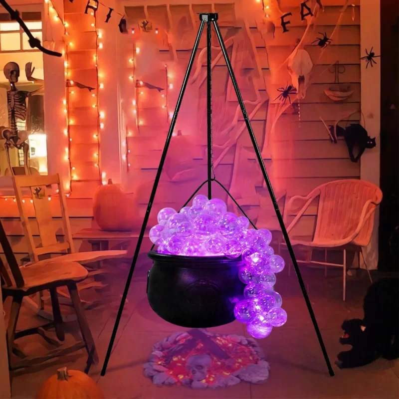 

Halloween DIY Bubble Pot Set Purple Green Indoor Home Kitchen Room Party Originality Decoration Children's Birthday Gift